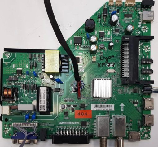 MAINBOARD 	DYON	ENTER 32 Pro X2	TP.MS3663S.PB818			N19020486-0A00167 560mA JY PT320AT01-1 56% 48W1 RoHS (Gbr)          PositionNummer:KM77-484