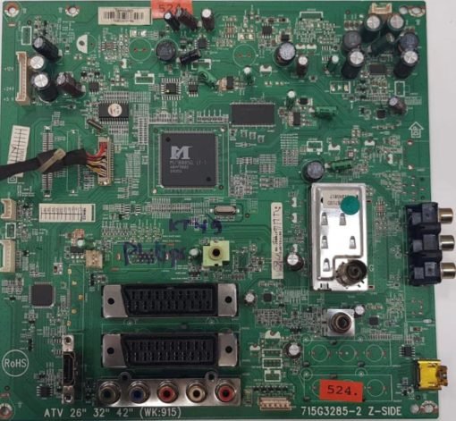 MAINBOARD	PHILIPS	42PFL3604/12	715G3285-2 			CBPF93JBZ2 13JBZ24721184(Gbr)          PositionNummer:KT49-524