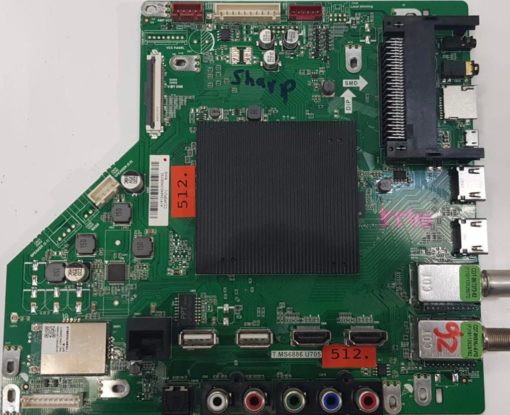 MAINBOARD 	SHARP	50BL5EA	T.MS6886.U705	LC-50UK7553E 20191128_231025 62F		A19126640-0A00735 CC495PU1L RoHS , B50UK7553EB62F 40131400400665 (Gbr)          PositionNummer:KT40-512