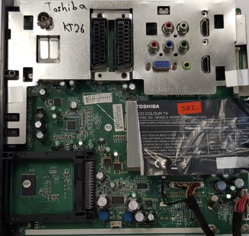 MAINBOARD 	TOSHIBA	32AV613DG	715G3431-1(WK:0901) (Gbr)          PositionNummer:KT26-581