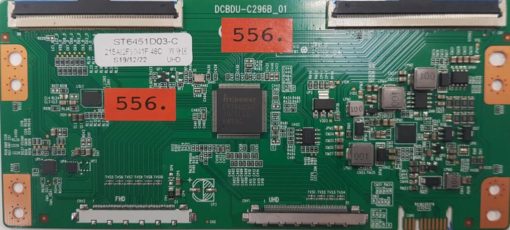 T-CON	SMART TECH	ST7461D02-5 SL75V2	DCBDU-C296B_01	ST6451D03-C 215A(2F)041F 48C S19/12/22 UHD (Gbr)    PositionNummer:T80-556