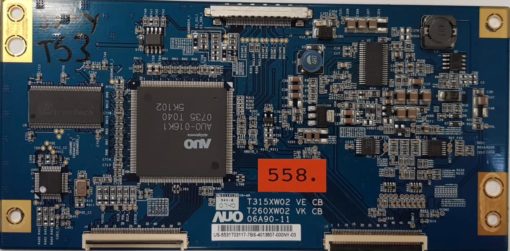 T-CON	SONY	T315XW02 VE CB , T260XW02 VK CB , 06A90-11				US-5531T03117-7BS-4013607-000NY-03 (Gbr)    PositionNummer:T53-558