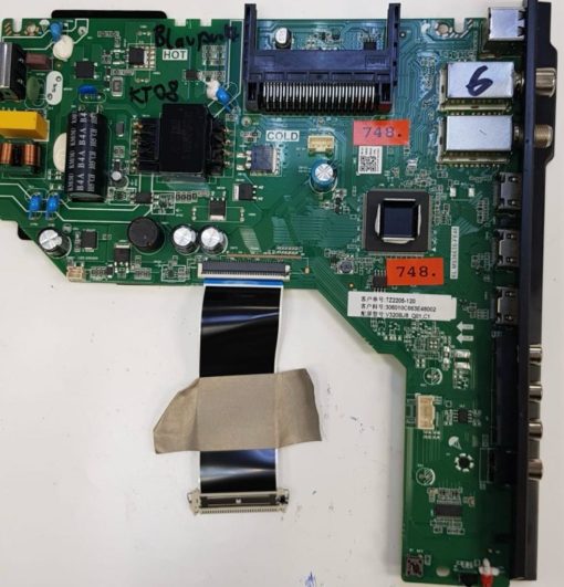 MAINBOARD 	BLAUPUNKT	BN32H1372EEB	EL.MS3663S-FE48	TZ2205-120, 306010C663E48002, V320BJ8_Q01,C1		BLN32H1372E00EB96V207 07835, 29V-52V 48W2 280mA 35% Z22051509-0A13001 (Gbr)          PositionNummer:KT08-748