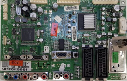 MAINBOARD 	LG	26LC42	EAX32572507(1)	LP78A(B)/PP78A(B)		HT MHM8407-01309 EBR35843502 84EBR35843502005, 804MAZV4M061, 83EBR35513002037 MH83T102HD (Gbr)          PositionNummer:KT62-696
