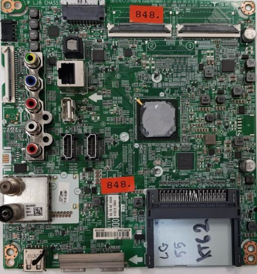 MAINBOARD 	LG	49UK7550LLA	EAX67872805(1.1)	04.10.40_D00A 4.02.5_C94C		9CEBT000-0271 MZ936108NB 65415103 (Gbr)          PositionNummer:KT62-848