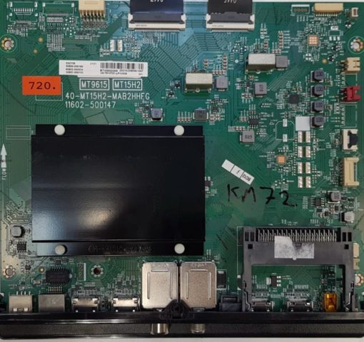 MAINBOARD 	TCL	55C728 55C728X1	40-MT15H2-MAB2HHFG 11602-500147	MT9615 MT15H2	55C728 2121 30800-000184 40902-00034 30801-000153	BTX000028A 20314258MA1497 V8-T615T01-LF1V058 24V (Gbr)          PositionNummer:KM72-720