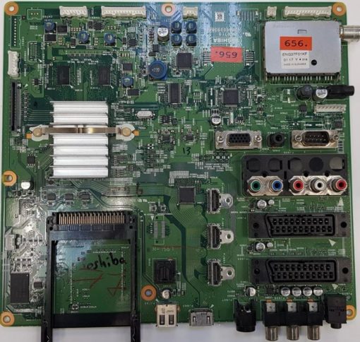 MAINBOARD 	TOSHIBA	37RV633D	PE0719 V28000938A1	ENG37F01KF 0117 Y 319 (Gbr)          PositionNummer:KT26-656