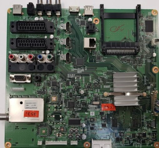 MAINBOARD 	TOSHIBA	32RV733	V28A001110A1 PE0828		ENG37F04KF 03 17 300	FTCFTPPE0828A0 103050665911, 92B12803 (Gbr)          PositionNummer:KT26-853