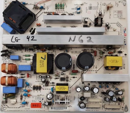 NETZTEIL	LG	42LC5DC-UA 	LGLP42SLPV2EV3 EAY38640201 	EAY39702801		T77GA397028010296 (Gbr )                  PositionNummer:N62-882