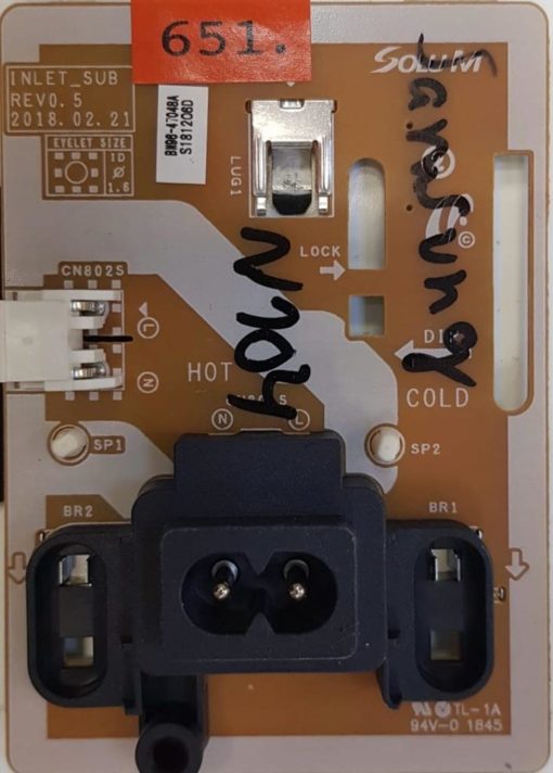 NETZTEIL	SAMSUNG	UE40NU7182U	INLET_SUB REV0.5  BN96-47048A S181206D	2018.02.21	TL-1A 94V-0 1845 (Gbr )                  PositionNummer:N104-651