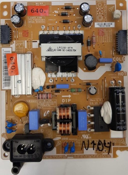 NETZTEIL	SAMSUNG	UN28H4500AFXZA, HG28NE470AFXZA	L28S0_ESM PSLF490S06A BN44-00695A			CN07BN4400695ASE38F3L0446 REVR.B (Gbr )                  PositionNummer:N104-640