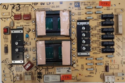 NETZTEIL	SONY	KDL55NX720 	DPS-76(CH) 1-884-407-11			DPS-77(CH)  147432711-1109M007381-A (Gbr )                  PositionNummer:N73-779