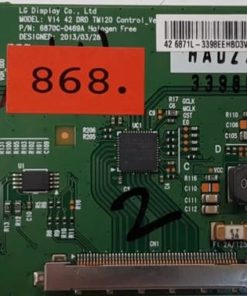 T-CON	MEDION	V14 42 DRD TM120 Control_Ver1.4B 6870C-0469A		HAD22V 3398EE		42 6871L-3398EEHBD3V5108 (Gbr)    PositionNummer:T43-868