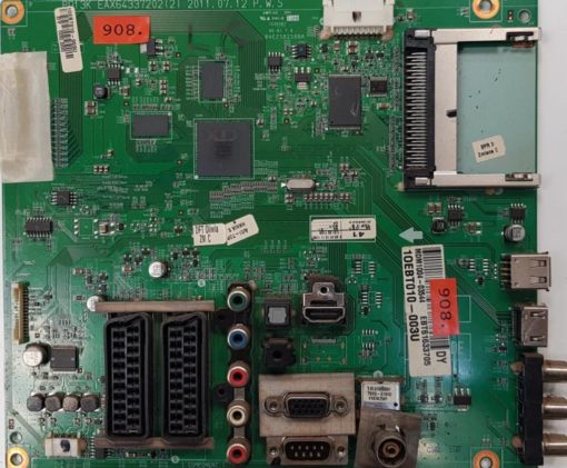 MAINBOARD	LG	50PT353K-ZG	EAX64337202(2)	PD13K 		DY MDM1O04-03544 EBT61633705 1OEBT010-003U, 110MAMB19411 (Gbr)          PositionNummer:KT62-908