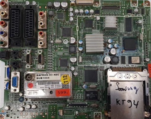 MAINBOARD	SAMSUNG	PS-63P76FD	BN41-00813E-MP1.0	 PS63P76FDX/XEC , SA63P7,	SAFRON 63 XEC SUB1004 ,DN0S403MH261B(S) BN40-00096A 080614 TET-LF	00283103 BN94-01444B 00099 00283103 BN94-01444B (Gbr)          PositionNummer:KT94-599