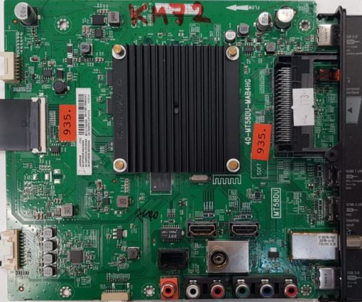 MAINBOARD	TCL	40-MT58DU-MAB4HG 08-MT58006-MA200AA		563420-1HA SH	U65P6046 1743  08-CM65CUN-OC400AA 08-MT58006-MA300AA	Z1750013942, BTX1700309 80179813MA0243 V8-T658T01-LF1V173 12V\3.3V (Gbr)          PositionNummer:KM72-935