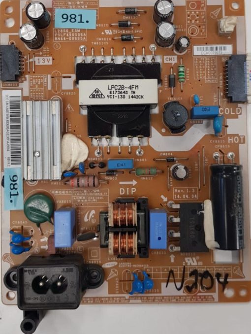 NETZTEIL 	SAMSUNG	L28S0_ESM PSLF490S06A BN44-00695A				CN07BN4400695ASE38FAJ8084 REV R.C (Gbr )                  PositionNummer:N104-981