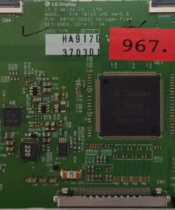 T-CON	LG	V14 TM120 UHD Ver0.5 6870C-0502C		HA917G 370301 (Gbr)    PositionNummer:T39-967