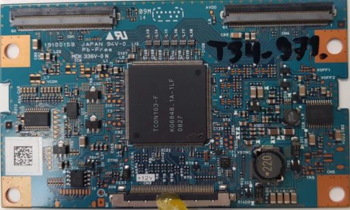 T-CON	SAMSUNG	TCON103-F  KG6848.1A-1LF 0827		19100159	MDK 336V-0 N (Gbr)    PositionNummer:T34-971