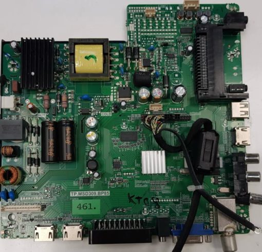 MAINBOARD	BLAUPUNKT	32/141I-GB-5B-HBKUP-EU	TP.MSD309.BP85	B32A141TCHD-P BS32K141BBKPE902	32"LED TV 	BS32K141BBKPE902-941001 09805 (Gbr)          PositionNummer:KT08-461