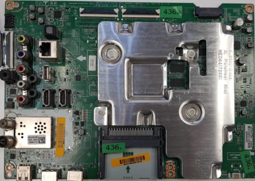 MAINBOARD	LG	43UJ750V	EAX67148503(1.0) 161115			EBU64068012, EBL61841001 TDJN-G501D 1904B1116, 90716KOR1612, 92V14260-0001 64068002 G094V040P3 (Gbr)          PositionNummer:KT62-436