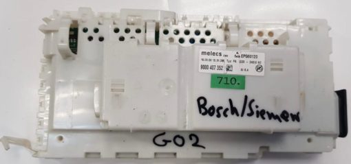 GESCHIRRSPULMASCHINE ELEKTRONIK	BOSCH-SIEMENS	EPG60120				9000 407 352 (Gbr)          PositionNummer:G02-710