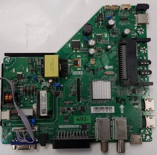 MAINBOARD 	DYON	TP.MS3663S.PB818		ENTER 32 Pro X2		N19020486-0A17619 560mA JY PT320AT01-1 56% 48W1 RoHS, 1030-4000094-260104000680-190323-N14952 260104000680 4100012183 TP.MS3663S.PB818B, 3406901124968 (Gbr)          PositionNummer:KM77-692