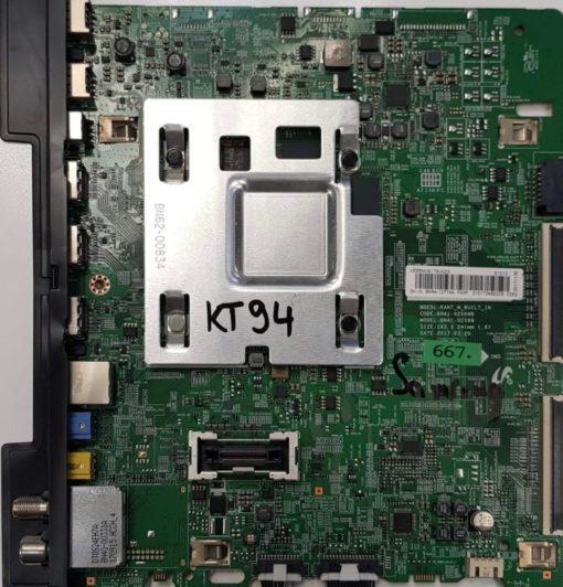 MAINBOARD 	SAMSUNG	UE55MU6179UXZG	BN41-02568B BN41-02568	UE55MU6179U	UE55MU6179	UE55MU6179UXZG S1012 SK 10 BN94-12774A P43F 010173656209 035320171128, 0AG03SBK203042N (Gbr)          PositionNummer:KT94-667