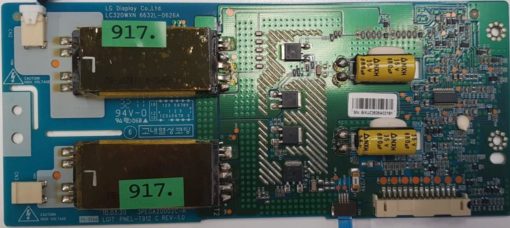 INVERTER	TOSHIBA	LC320WXN 6632L-0626A 3PEGA20002C-R PNEL-T912 C REV-1.0		 (Gbr)               PositionNummer:I36-917