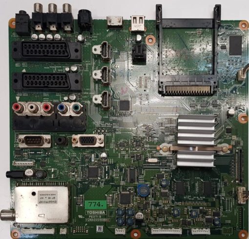 MAINBOARD	TOSHIBA	32RV633D	PE0719 V28A000938A1			DTVDTPE071989 096010221071 (Gbr)  PositionNummer:KT26-774