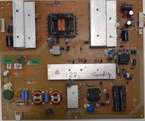 NETZTEIL	GRUNDIG	DPS-214CP 2950283402				YZN910R20601835407 REV:01, 214CP A M12092707549(Gbr ) PositionNummer:N28-906