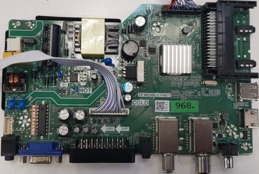 MAINBOARD	BLAUPUNKT	TP.MS3663S.PA671				18V-60V 40W1 350mA 58% Z20123446-0A00779 (Gbr)          PositionNummer:KT08-968