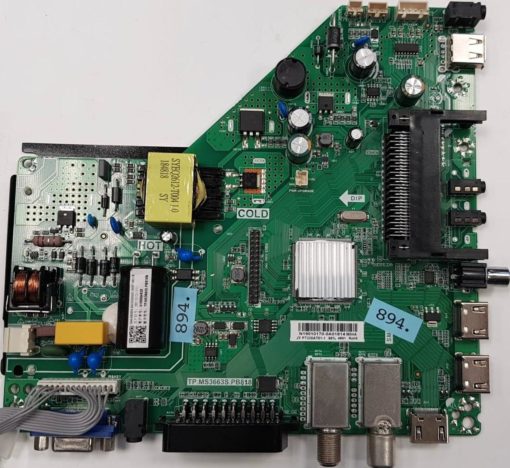 MAINBOARD	DYON	ENTER 32 Pro-X	TP.MS3663S.PB818 260104000680	4100004528		3403910914707, 1040-4000034-260104000680-190211-N09368, N19010170-0A01814 560mA JY PT320AT01-1 56% 48W1 RoHS (Gbr)          PositionNummer:KM77-894