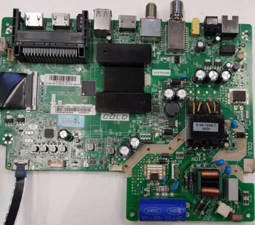 MAINBOARD	HISENSE	1.30.01.TTD284C1-00-04 20200523 V.01				TL20090051A02917 V8-T841TNF-LF1V541 B=63-75.6V_600mA*1, 02-SMRT2841-TA12 43D2040/3RT841B1S2A YSDCN0068754A2908 DCN0068754 (Gbr)          PositionNummer:KT07-864