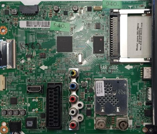 MAINBOARD	LG	32LF561V EBT64032624	EAX66203805(1.3)			602WRTFSA953, WDM6216-00877 DY EBT64032624 (Gbr)          PositionNummer:KT62-940