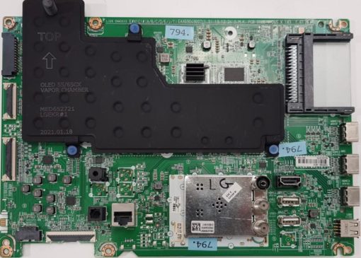 MAINBOARD	LG	OLED 55/65CX	EAX69049007(1.0)			1CEBT000-021X MZ13D101P2 66411502, EBL62059901 ERDDGAHF01 2102A1917 (Neu)          PositionNummer:KT62-794