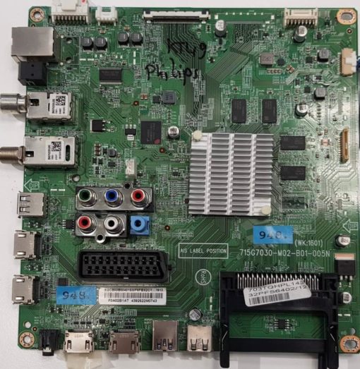 MAINBOARD	PHILIPS	32PFS6402/12	715G7030-M02-B01-005N (WK:1601)			703TQHPL143 32PFS6402/12, XGCB02B00401SX/F8FBX2CT 1913 F0A02B1AT 4392522M0743 (Gbr)          PositionNummer:KT49-948