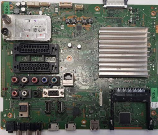 MAINBOARD	SONY	KDL-52HX905	1-881-636-23			Y2009120A 034348 REV:109 SOFT:4083, 9311215 (Gbr)          PositionNummer:KT63-986