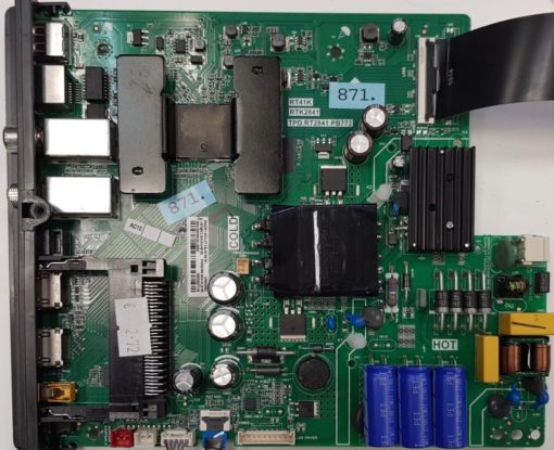 MAINBOARD	TCL	40ES561	RT41K RTK2841 TPD.RT2841.PB772	40ES561X1		BCU2000284 20287157MA0001039 08-RT41K06-MA200AA 02-SHY41KS-CMRU01 T20050547 V8-R41KT01-LF1V241.007626 (Gbr)          PositionNummer:KM72-871