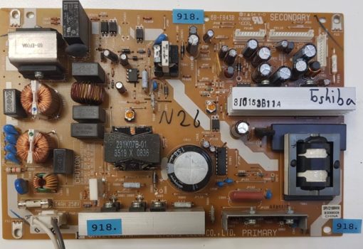 NETZTEIL	TOSHIBA	SRV2169WW-I  68-FB43B		SRV2169WW B0068008 (Gbr )                  PositionNummer: N26-918