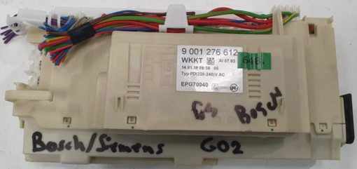 GESCHIRRSPÜLMASCHINE ELEKTRONIK	BOSCH-SIEMENS	9 001 276 612 EPG70040		AI 07.03 14.01.19 09:38 06	PD(220-240)V AC  (Gbr)          PositionNummer:G02-648