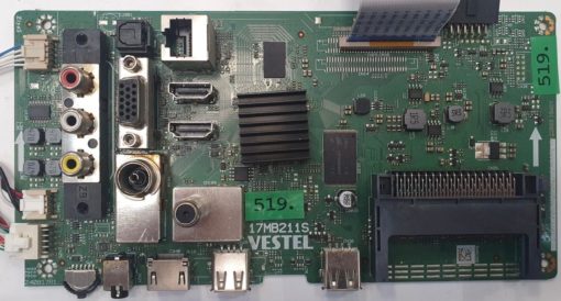 MAINBOARD	JTC	32 LT-32V54LWA	17MB211S	1911 23576039 282312340068 10122666 19401 (Gbr)          PositionNummer:KT06-519