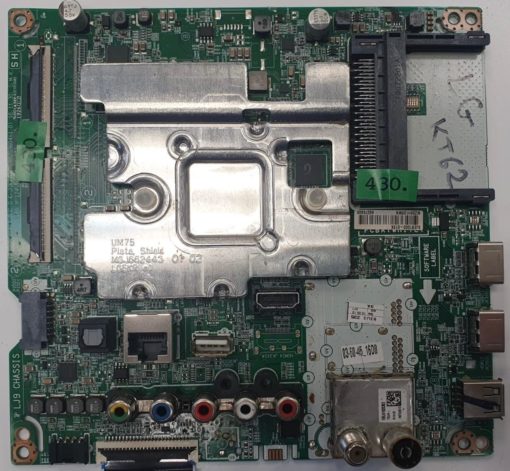 MAINBOARD	LG	55UM71007LB	EAX68253605(1.0)	55UM71007LB.BEUYLJP, 9L1D05LK(335/1050)		911MAPN5U296, 9JEBT000-013K MZ99H103MN 66075903 (Gbr)          PositionNummer:KT62-430