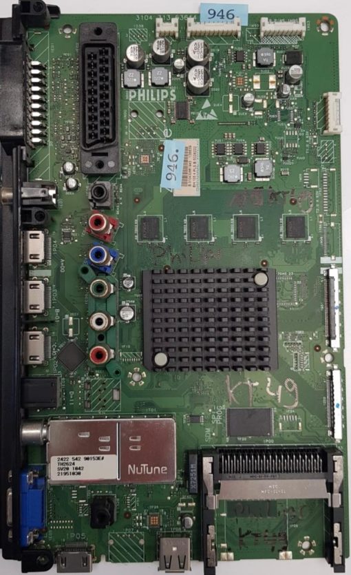 MAINBOARD	PHILIPS	40PFL6505H/12	3104 313 63644			S 310432861943 138839 EH 105.4 PL5.B 5028222 (Gbr)          PositionNummer:KT49-946