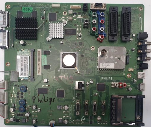 MAINBOARD	PHILIPS	46PFL9704H/12	3104.303.52401 3104.313.63571			VN2A0952012507, EH950.2 PL5.A 5028874 S 310432859523 135213 (Gbr)          PositionNummer:KT49-469