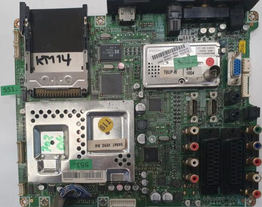 MAINBOARD	SAMSUNG	LE40M86BD [R] LE40M86BDX/XEC	BN41-00813B-MP1.0	DN0S403MH261B(S) BN40-00096A 070316 MAT-LF, SKRAT.VERZ.SW	TU40EO	00153329 BN94-01206B 00647, BSEK200706003EV 20070302 KR 10 BN94-01264B AL HP 0362 (Gbr)          PositionNummer:KT114-551