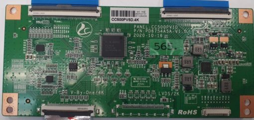 T-CON BOARD	GRUNDIG	CC500PV1D PD6754A5A-V1.0 				034 1 2002PDAY101 2010284696 CC500PV5D.4K   (Gbr)    PositionNummer:T38-565