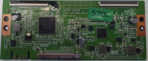 T-CON BOARD	HISENSE	6870C-0703A LC675B2-V2.0 (Gbr)    PositionNummer:T42-570