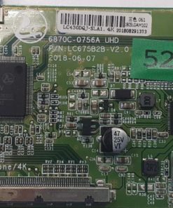 T-CON	TOSHIBA	6870C-0756A UHD LC675B2B-V2.0				061 1805LGAM102 LC430DQJ-SLA1.4K 201808291373 (Gbr)    PositionNummer:T36-522