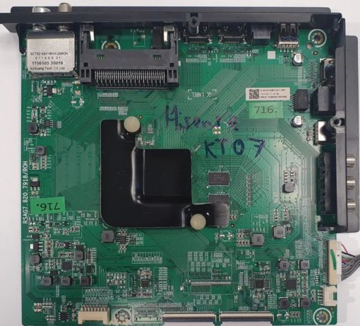 MAINBOARD	HISENSE	H43A6140	RSAG.820.7918/ROH 			DZ/HE43A6100UWTS(A001) (B0M1) I 0730/1/A/M 239495/B/1/3TE43M183455/TX059J1894467 (Gbr)          PositionNummer:KT07-716